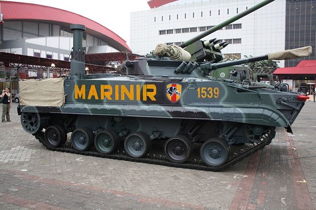 Marinir TNI AL Terima 37 Tank Amfibi Buatan Rusia